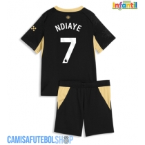 Camisa de time de futebol Manchester City Iliman Ndiaye #7 Replicas 2º Equipamento Infantil 2026-27 Manga Curta (+ Calças curtas)